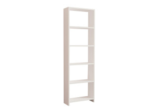 Bibliothèque en bois "New" - 50 x 19 x 160 cm - Blanc