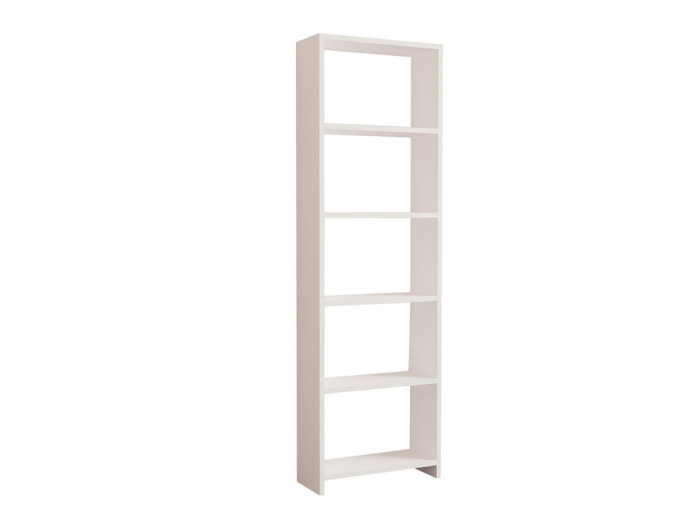 Bibliothèque en bois "New" - 50 x 19 x 160 cm - Blanc