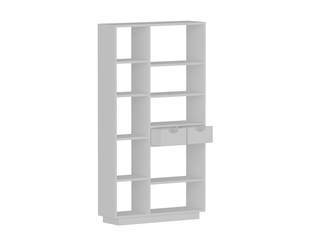 Bibliothèque en bois "Luma" - 80 x 25 x 188 cm - Blanc