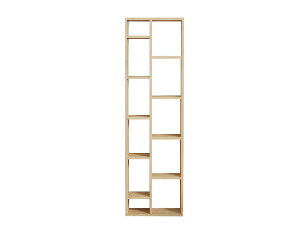 Bibliothèque en bois "Tomi" - 45 x 20 x 150 cm - Chêne Saphir