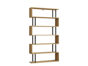 Bibliothèque en bois "Hector" - 90 x 22 x 162 cm - Saphir