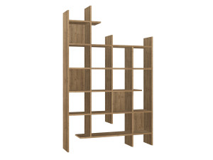 Bibliothèque en bois "Manco" - 122 x 25 x 188 cm - Hitit