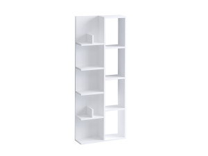 Bibliothèque en bois "Viva" - 60 x 18 x 150 cm - Blanc