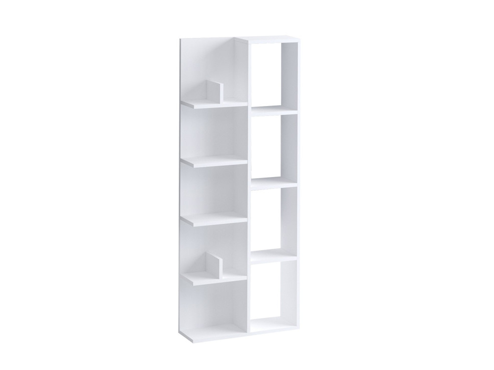 Bibliothèque en bois "Viva" - 60 x 18 x 150 cm - Blanc