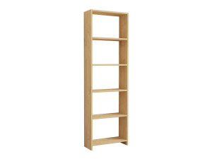 Bibliothèque en bois "New" - 50 x 19 x 160 cm - Chêne