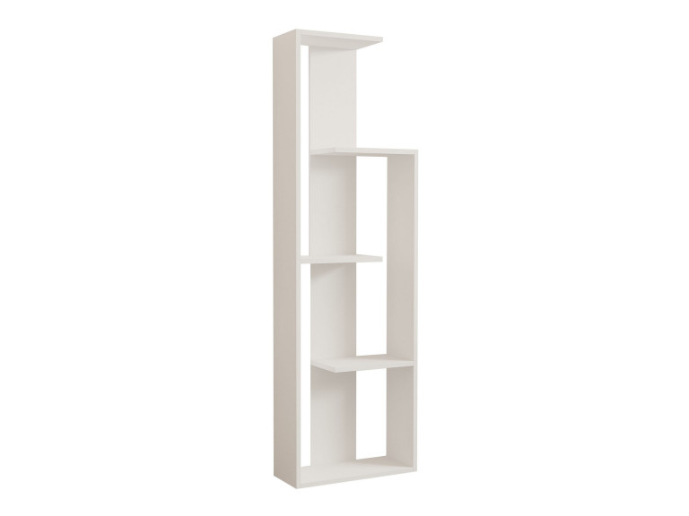 Bibliothèque en bois "Wand" - 50 x 19 x 160 cm - Blanc