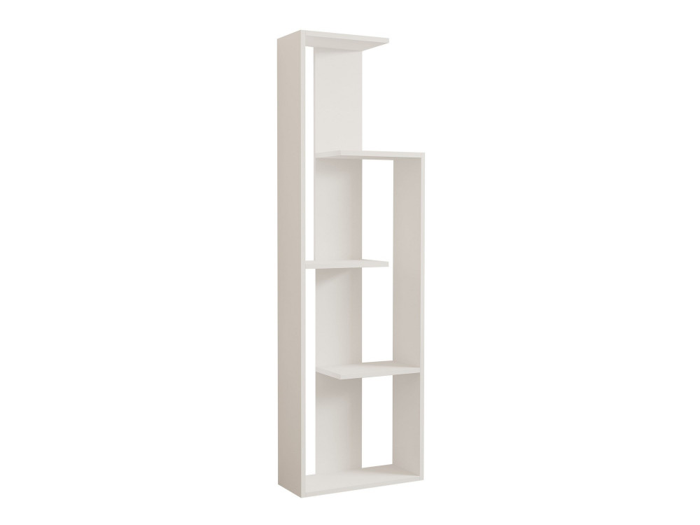 Bibliothèque en bois "Wand" - 50 x 19 x 160 cm - Blanc