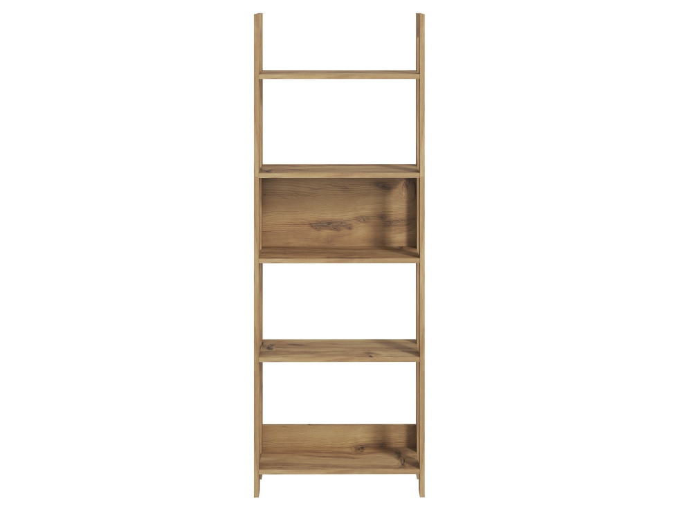 Bibliothèque en bois "Country" - 64 x 30 x 180 cm - Marron