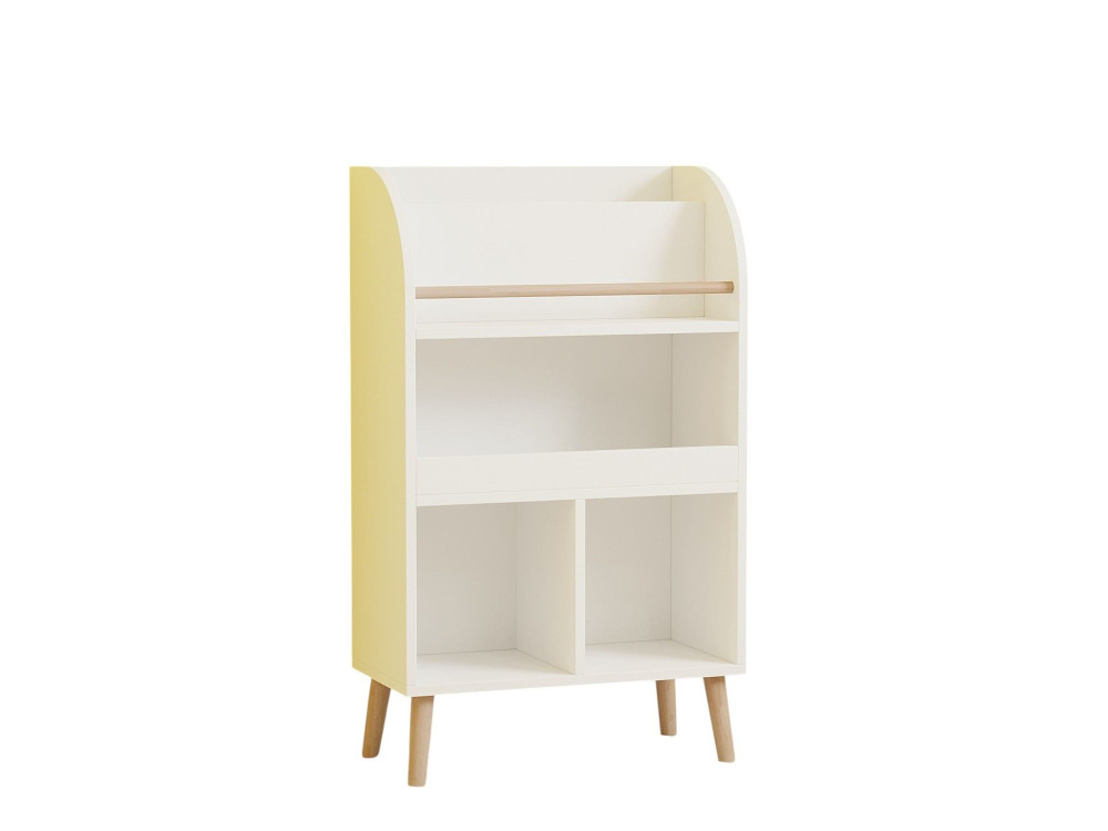 Bibliothèque en bois "Minola" - 60 x 30 x 102 cm - Blanc