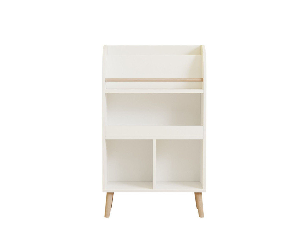Bibliothèque en bois "Minola" - 60 x 30 x 102 cm - Blanc