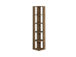 Bibliothèque en bois "Nati" - 32 x 32 x 161 cm - Marron