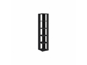 Bibliothèque en bois "Nati" - 32 x 32 x 161 cm - Noir