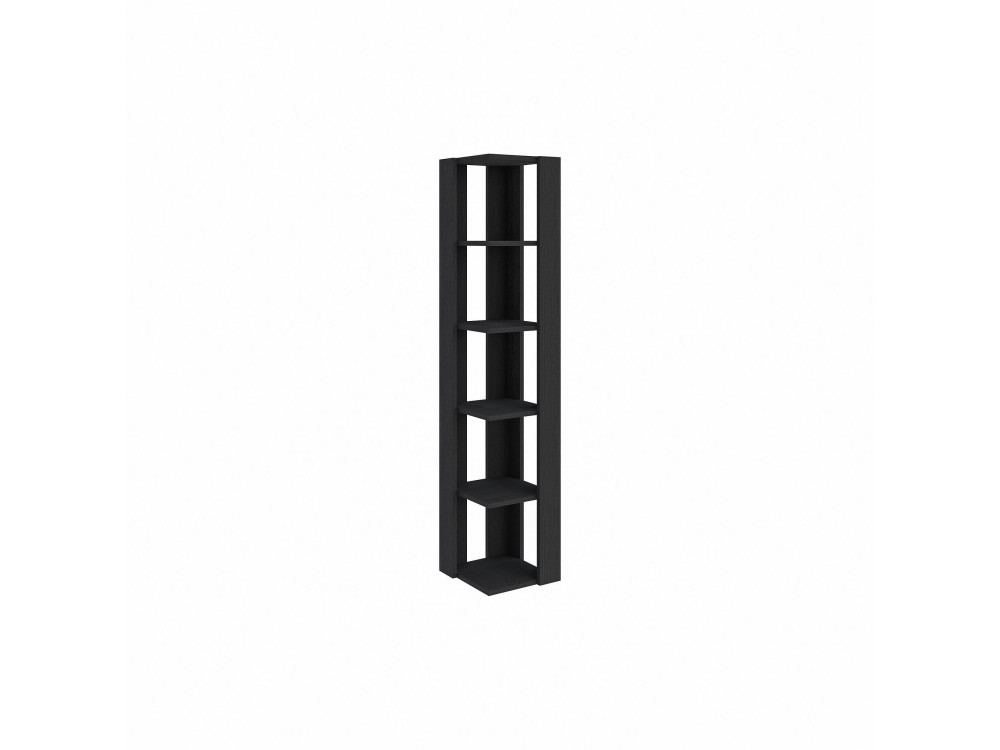 Bibliothèque en bois "Nati" - 32 x 32 x 161 cm - Noir