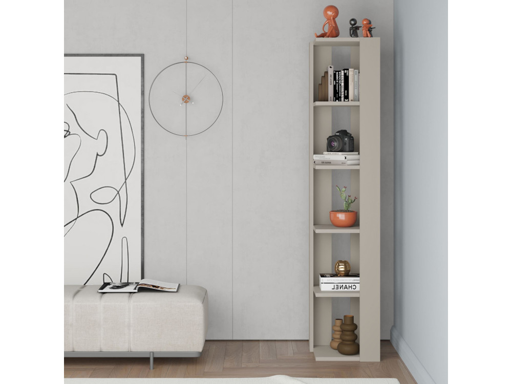 Bibliothèque en bois "Nati" - 32 x 32 x 161 cm - Grès