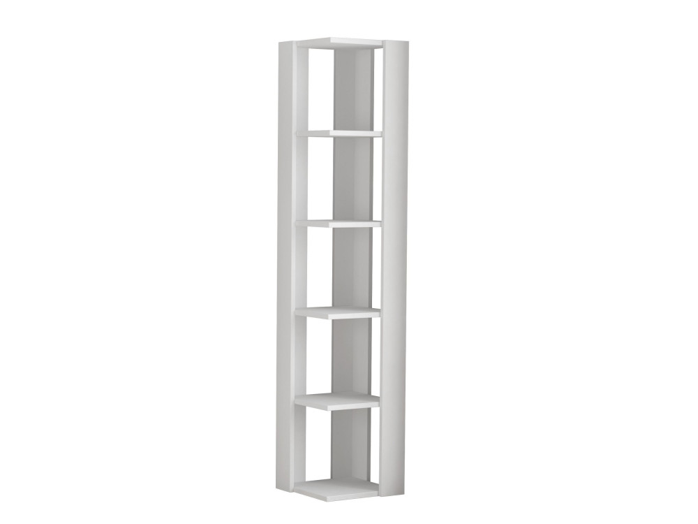 Bibliothèque en bois "Nati" - 32 x 32 x 161 cm - Blanc
