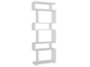 Bibliothèque en bois "Blok" - 60 x 19 x 165 cm - Blanc