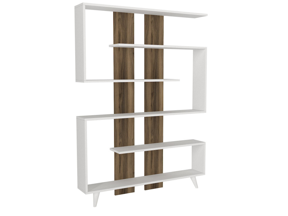 Bibliothèque en bois "Rain" - 120 x 20 x 162 cm - Marron