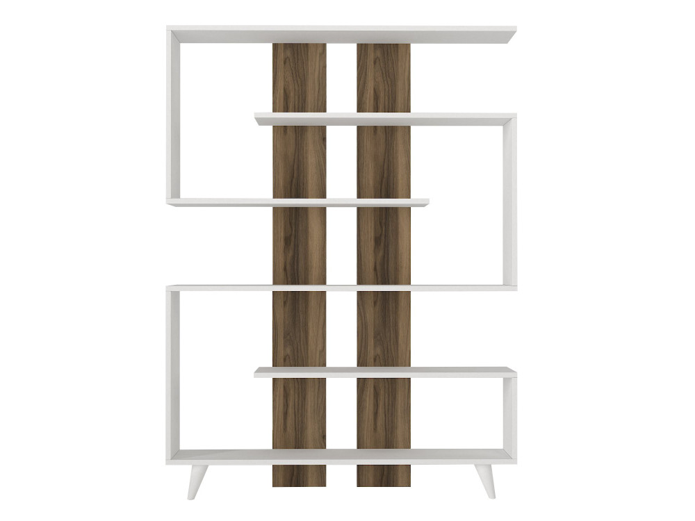Bibliothèque en bois "Rain" - 120 x 20 x 162 cm - Marron