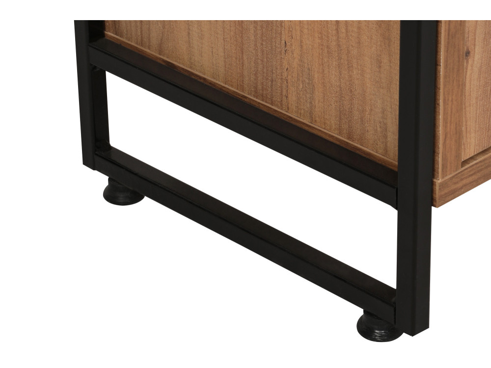 Bibliothèque en bois "Tervel" - 49 x 30 x 180 cm - Marron