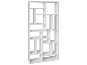 Bibliothèque en bois "Nicola" - 90 x 30 x 180 cm - Blanc
