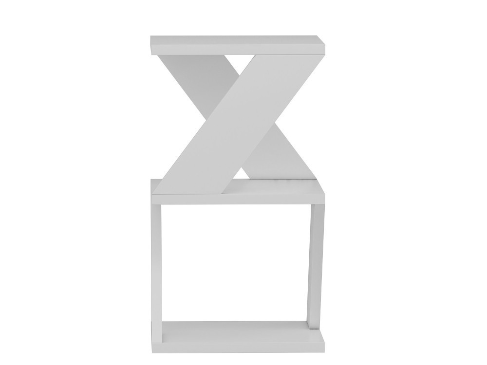 Table d'appoint en bois "Albeni" - 30 x 30 x 50 cm - Blanc