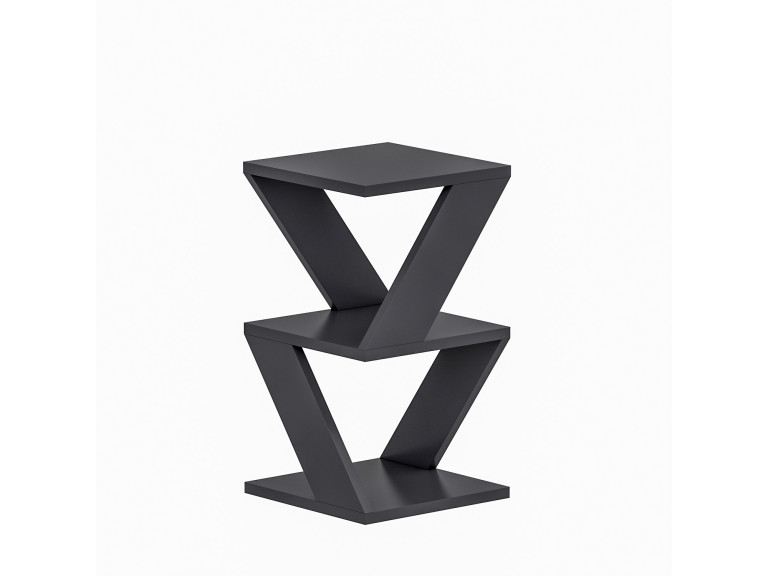Table d'appoint en bois "Albeni" - 30 x 30 x 50 cm - Anthracite