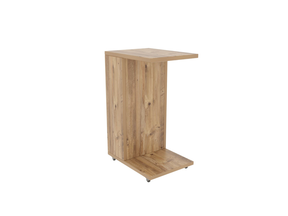 Table d'appoint en bois "Filinta" - 30 x 40 x 63 cm - Marron