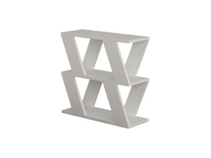 Table d'appoint en bois "Lazena" - 60 x 22 x 57 cm - Blanc