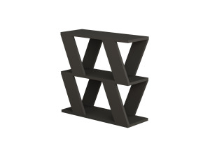 Table d'appoint en bois "Lazena" - 60 x 22 x 57 cm - Anthracite