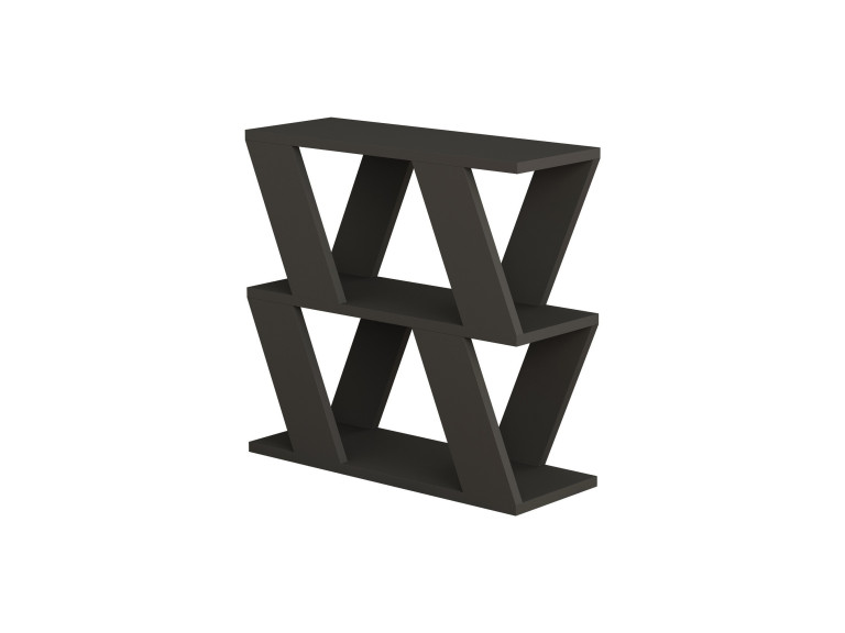 Table d'appoint en bois "Lazena" - 60 x 22 x 57 cm - Anthracite