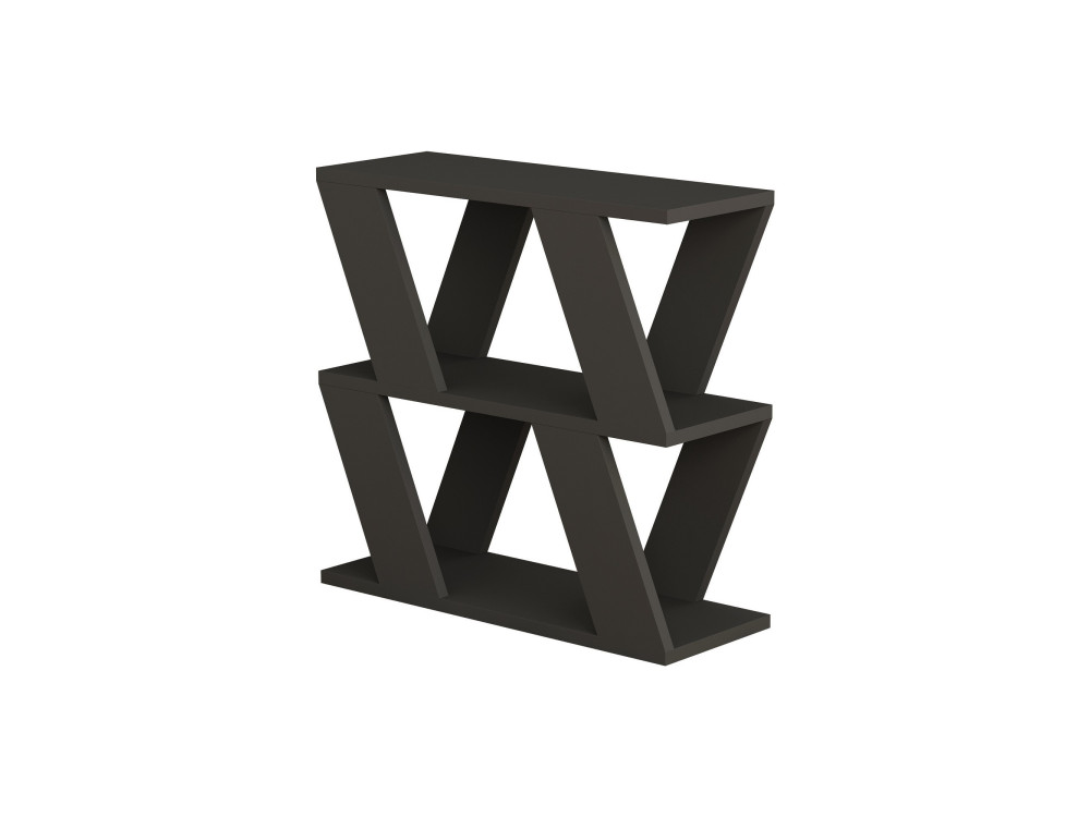 Table d'appoint en bois "Lazena" - 60 x 22 x 57 cm - Anthracite