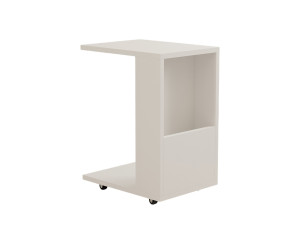 Table d'appoint en bois "Star" - 30 x 40 x 50 cm - Blanc