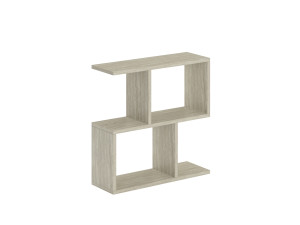 Table basse en bois "Homemania" - 60 x 60 x 20 cm - Beige