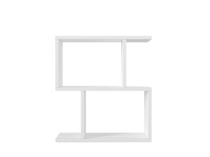 Table d'appoint en bois "Karinus" - 50 x 17 x 55 cm - Blanc