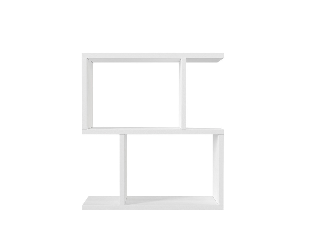 Table d'appoint en bois "Karinus" - 50 x 17 x 55 cm - Blanc