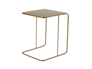 table d'appoint en métal "Poet" 47 x 46 x 57 cm - Or