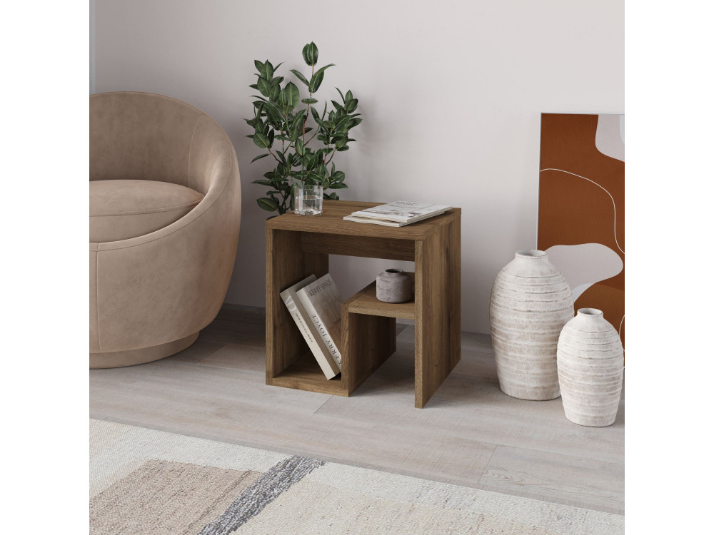 table d'appoint en bois "Bon" 40 x 35 x 40 cm - Hitit