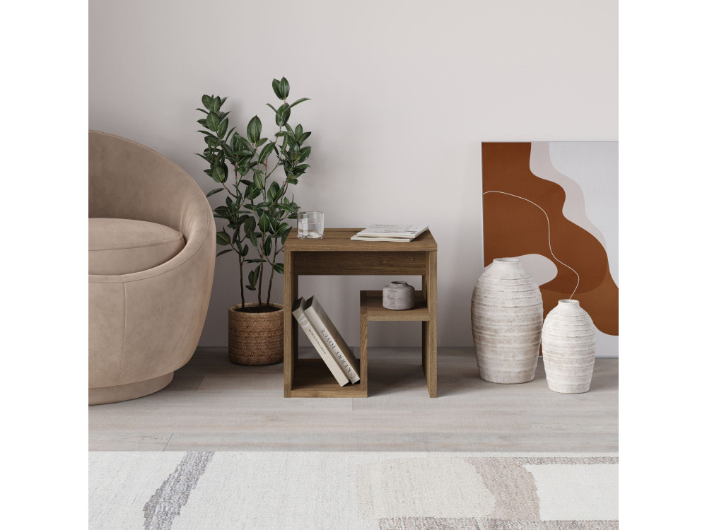 table d'appoint en bois "Bon" 40 x 35 x 40 cm - Hitit
