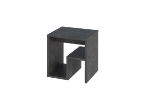 table d'appoint en bois "Bon" 40 x 35 x 40 cm - Gris rétro