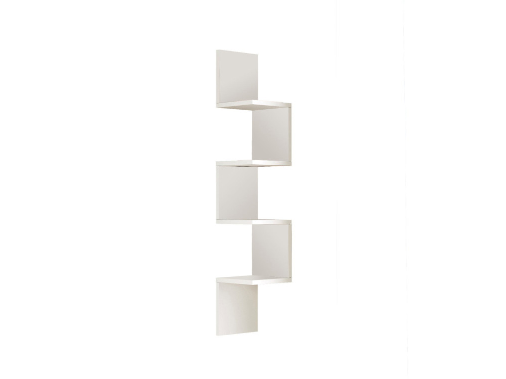 Étagère Murale en bois "WL9" - 22 x 22 x 117 cm - Blanc