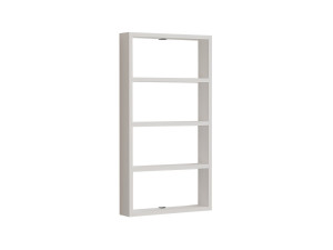 Étagère murale en bois "Quatro" - 43 x 9 x 80 cm - Blanc