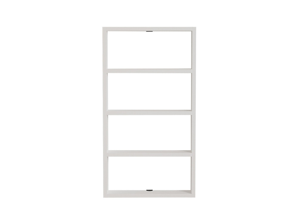 Étagère murale en bois "Quatro" - 43 x 9 x 80 cm - Blanc