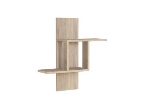 Étagère murale en bois "Mill" - 64 x 20 x 70 cm - Chêne de Sonoma
