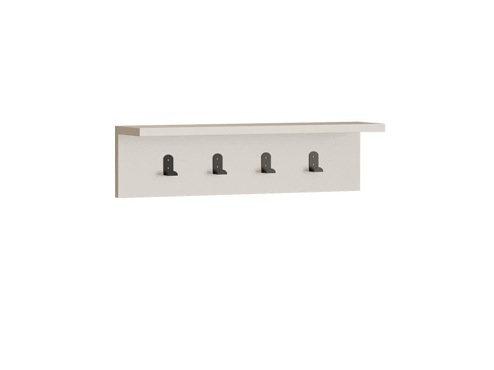 Étagère murale en bois "Ayla" - 60 x 16 x 14 cm - Blanc