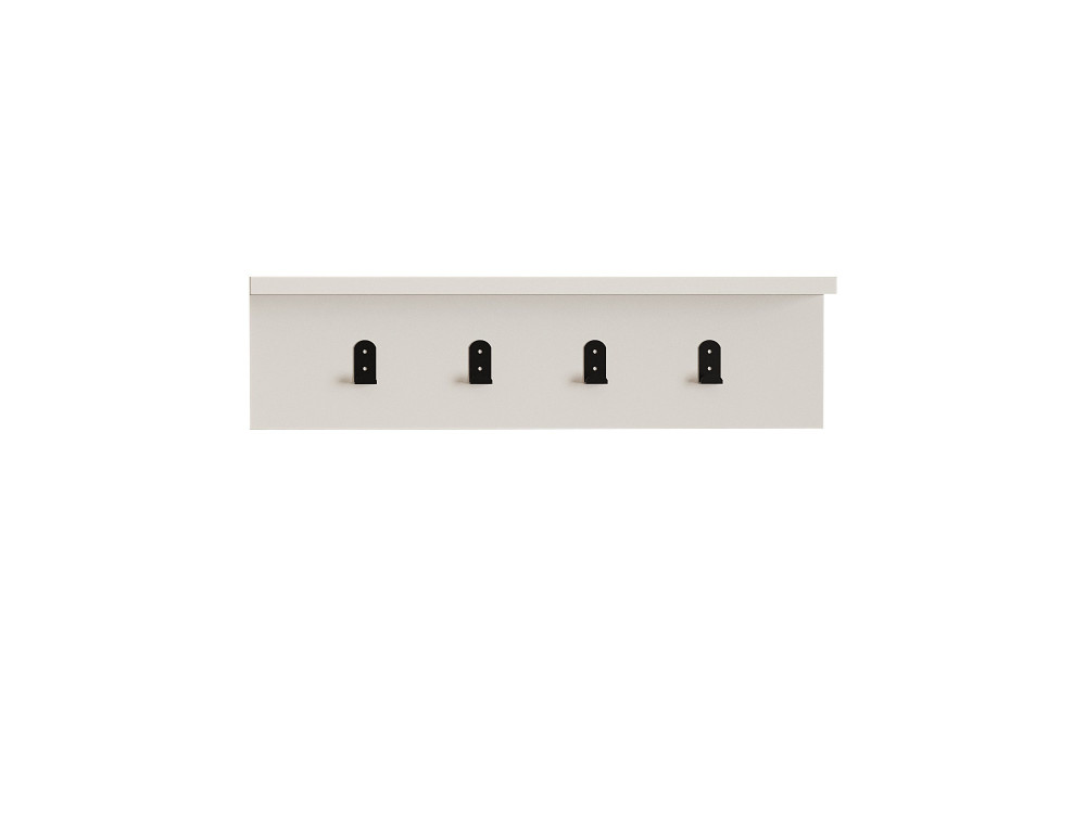 Étagère murale en bois "Ayla" - 60 x 16 x 14 cm - Blanc