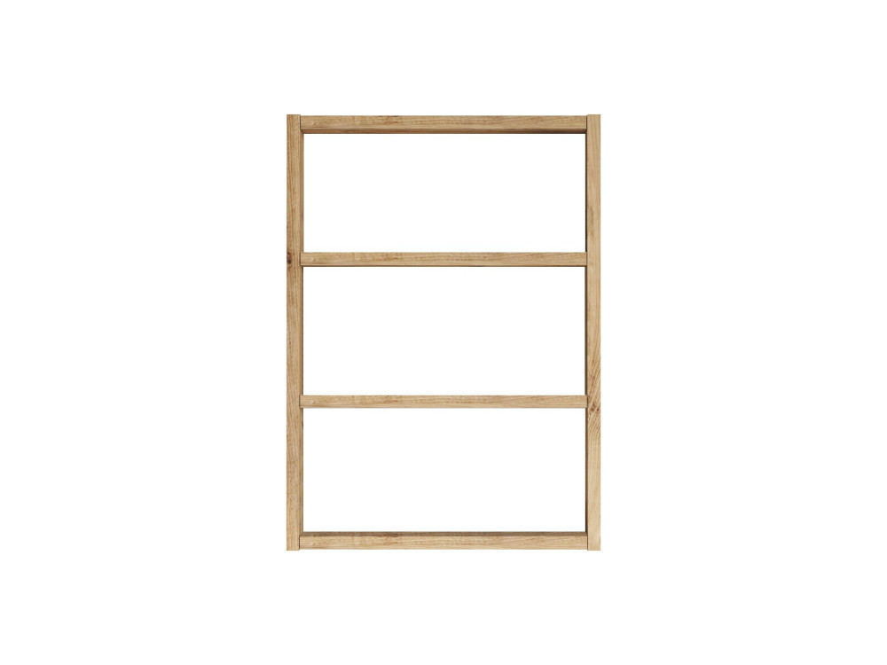 Étagère murale en bois "PR1" - 43 x 9 x 60 cm - Pin atlantique