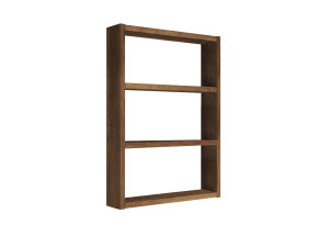 Étagère murale en bois "PR1" - 43 x 9 x 60 cm - Noyer