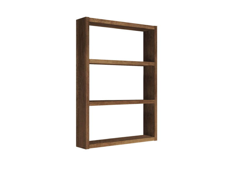 Étagère murale en bois "PR1" - 43 x 9 x 60 cm - Noyer