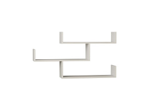 Étagère murale en bois "Tibet" - 119 x 23 x 66 cm - Blanc