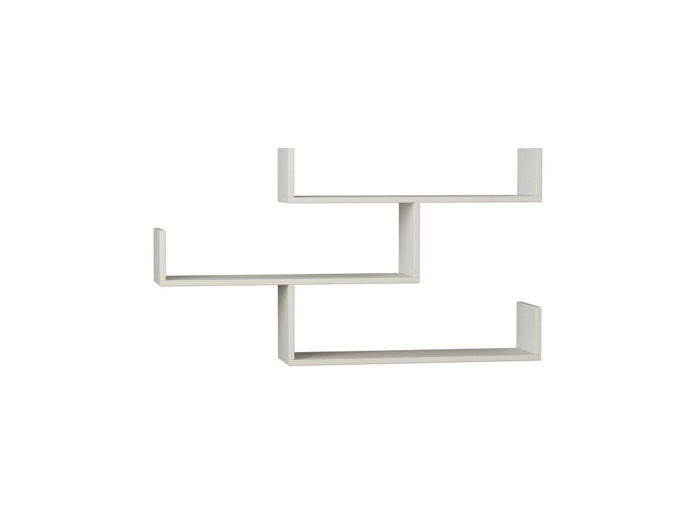 Étagère murale en bois "Tibet" - 119 x 23 x 66 cm - Blanc